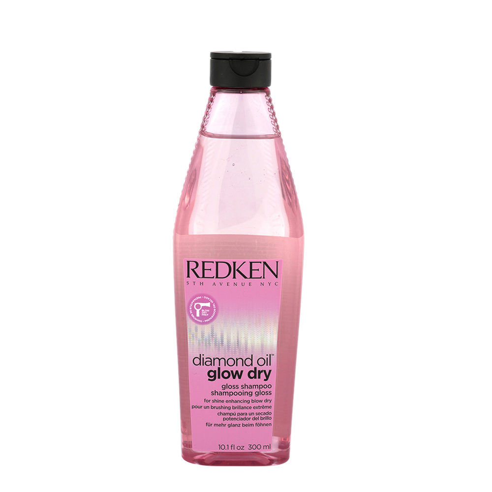 Redken Diamond Oil Glow Dry Gloss Shampoo 300ml For Brighter Hair For All Hair Types Hair Gallery