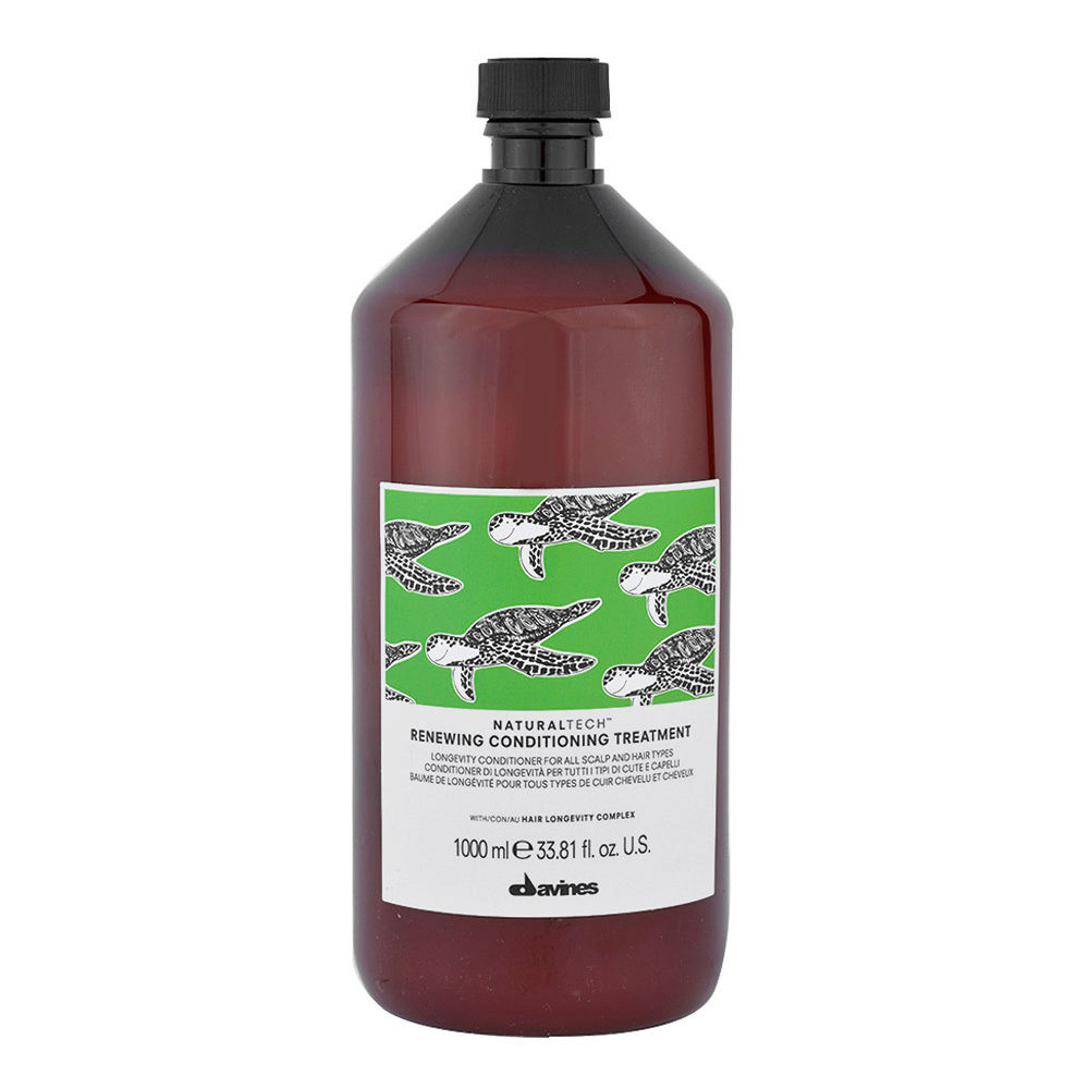 Davines Naturaltech Renewing Conditioning Treatment 1000ml - longevity conditioner for all hair and scalp types