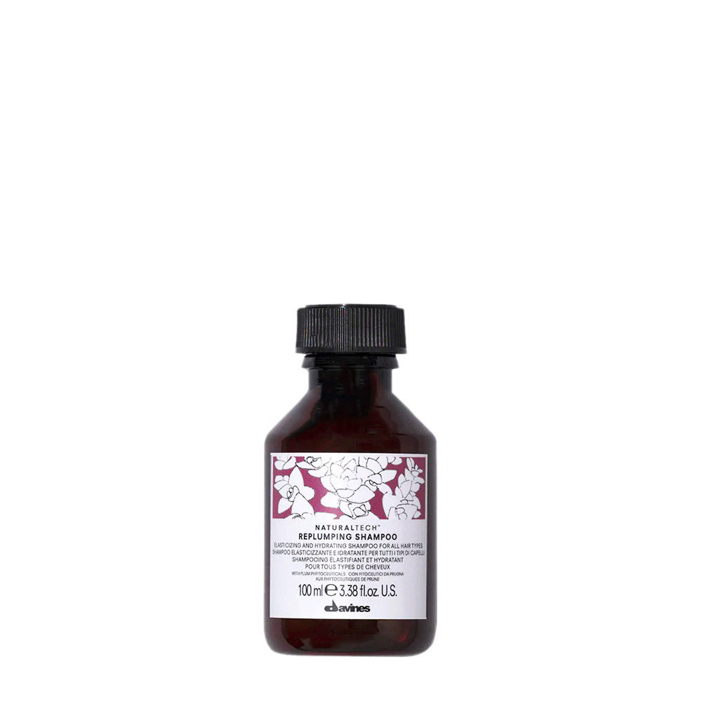 Davines Naturaltech Replumping Shampoo 100ml - elasticizing and hydrating shampoo