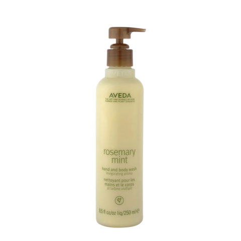 Aveda Rosemary Mint Hand & Body Wash 250ml - gentle cleanser