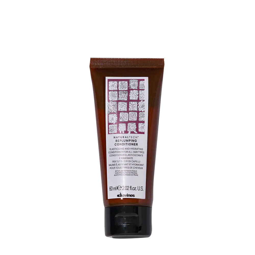 Davines Naturaltech Replumping Conditioner 60ml - elasticizing and moisturizing conditioner