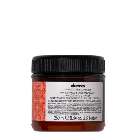 Davines Alchemic Conditioner Red 250ml - conditioner to enhance the highlights of red or mahogany hair