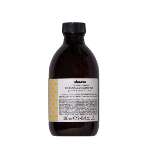 Davines Alchemic Shampoo Golden 280ml - shampoo for golden blonde and honey hair highlights