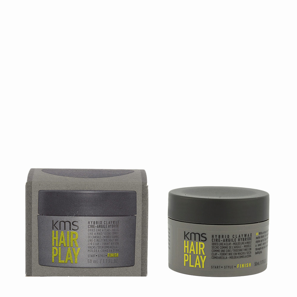 Kms Hair Play Hybrid Claywax 50ml Hard Matt Hair Wax Hair Gallery