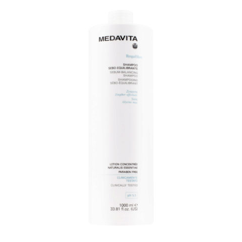 Medavita Cute Requilibre Shampoo 1000ml - sebum-balancing shampoo pH 5.5