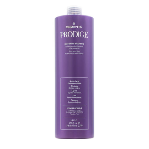 Medavita Prodige Restoring Shampoo 1000ml - fortifying revitalizing shampoo