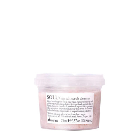 Davines Essential HairCare Solu Sea Salt Scrub Cleanser 75ml - sea ​​salt scrub for all hair types