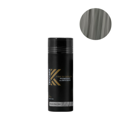 Tricomix Fibre Gray 27gr - Volumizing Keratin Fibers With Anti Hair Loss Principles