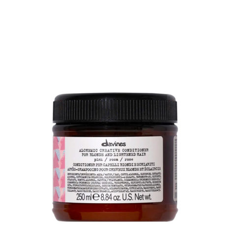 Davines Alchemic Creative Conditioner Coral 250ml - coral conditioner for blonde or lightened hair