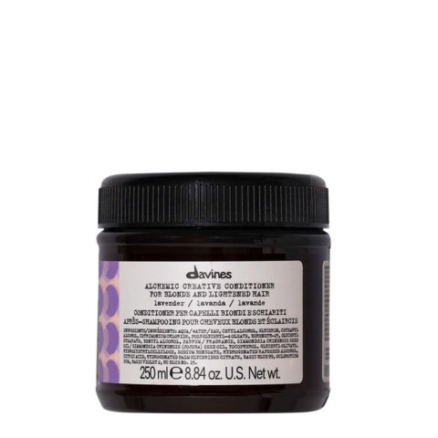 Davines Alchemic Creative Conditioner Lavender 250ml - lavender conditioner for blonde or lightened hair