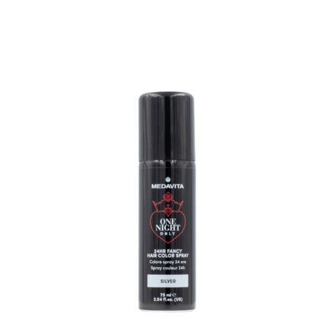 Medavita 24h Fancy Hair Color Spray Silver 75ml  - hair color spray silver