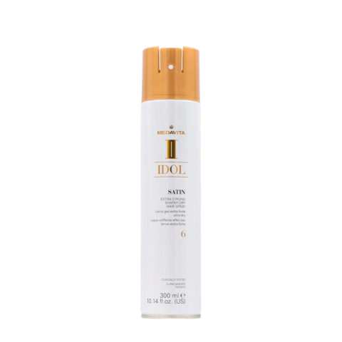 Medavita Idol Styling Satin Extra Strong Shaper Dry Hairspray 6,  300ml