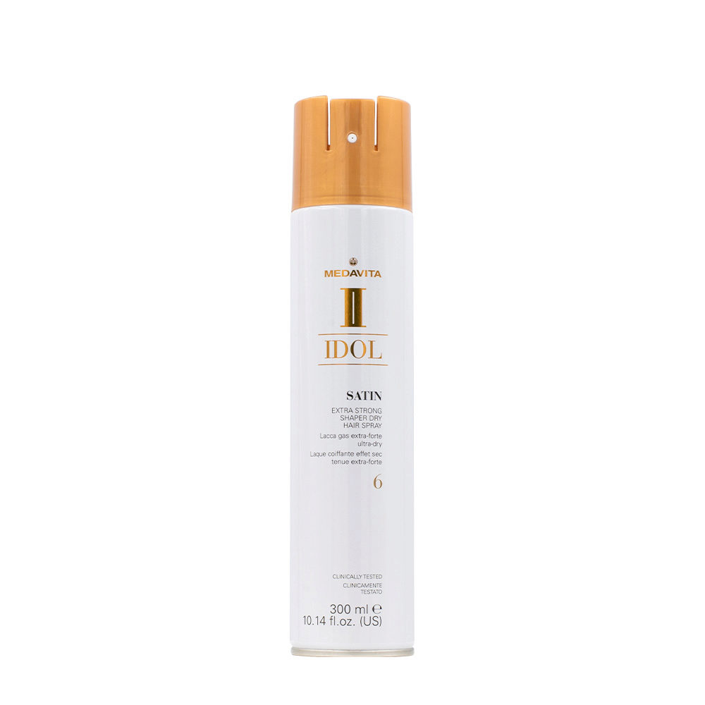 Medavita Idol Styling Satin Extra Strong Shaper Dry Hairspray 6,  300ml