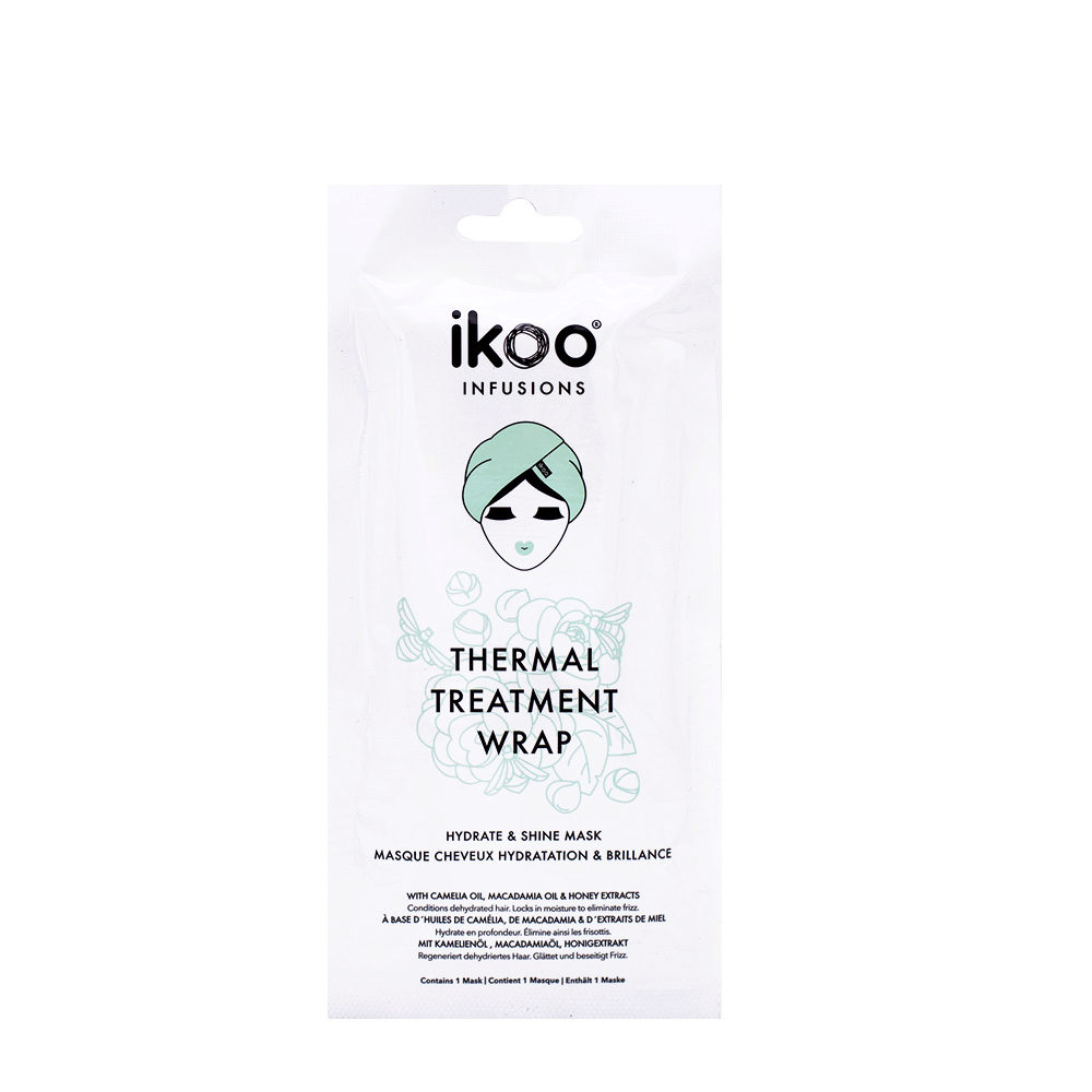 Ikoo Thermal treatment wrap Hydrate & shine mask 35g - mask hydration and shine