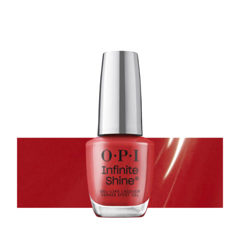 OPI Nail Lacquer Infinite Shine ISL N25 Big Apple Red 15ml - long-lasting lacquer