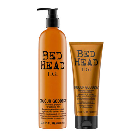 Tigi Bed Head Colour Goddess Oil Infused Shampoo 400ml Mask 0gr For Coloured Hair Hair Gallery