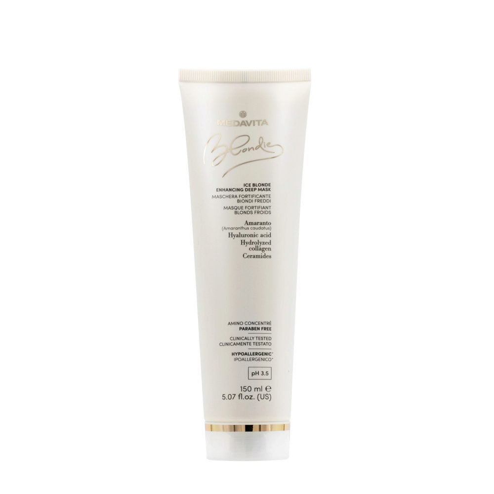 Medavita Blondie Ice Blonde Enhancing Deep Mask 150ml - highlighting Mask for cold blondes