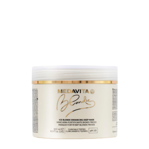 Medavita Blondie Ice Blonde Enhancing Deep Mask 500ml  - highlighting Mask for cold blondes