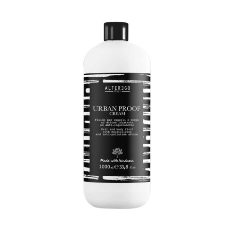 Alterego Urban Proof Cream 1000ml - moisturizing fluid for hair and body