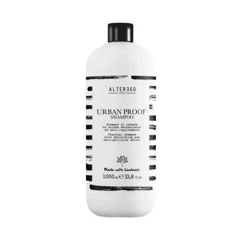 Alterego Urban Proof Shampoo 1000ml - detoxifying shampoo