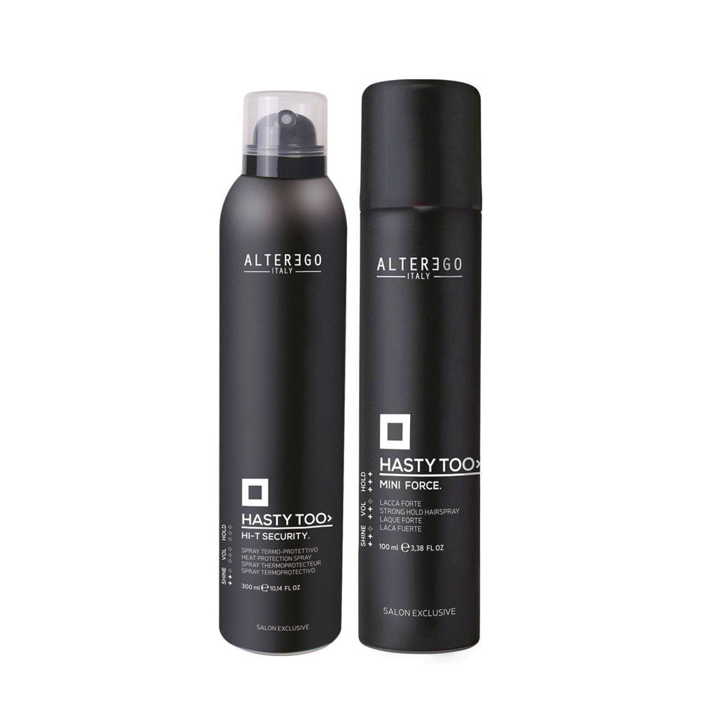 Alterego Styling Thermal Protection Spray 300ml and Strong Spray 100ml