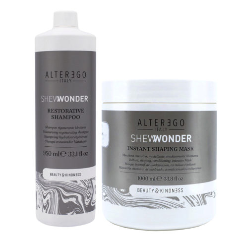 Alterego SheWonder Restorative Shampoo 950ml Mask 1000ml