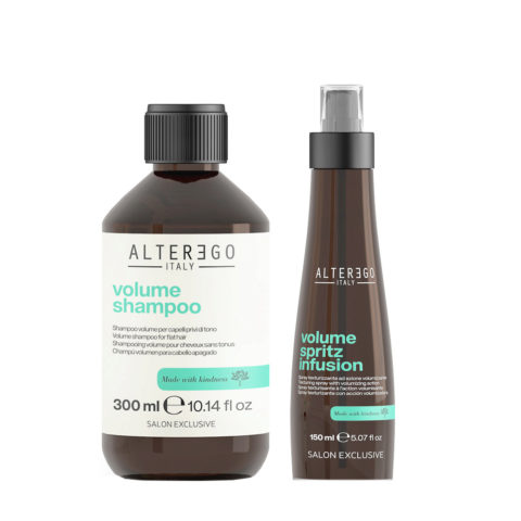 Alterego Volume Shampoo 300ml Spritz Infusion 150ml