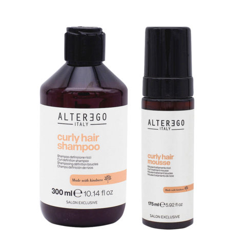 Alterego Curly Hair Shampoo 300ml Mousse 175ml