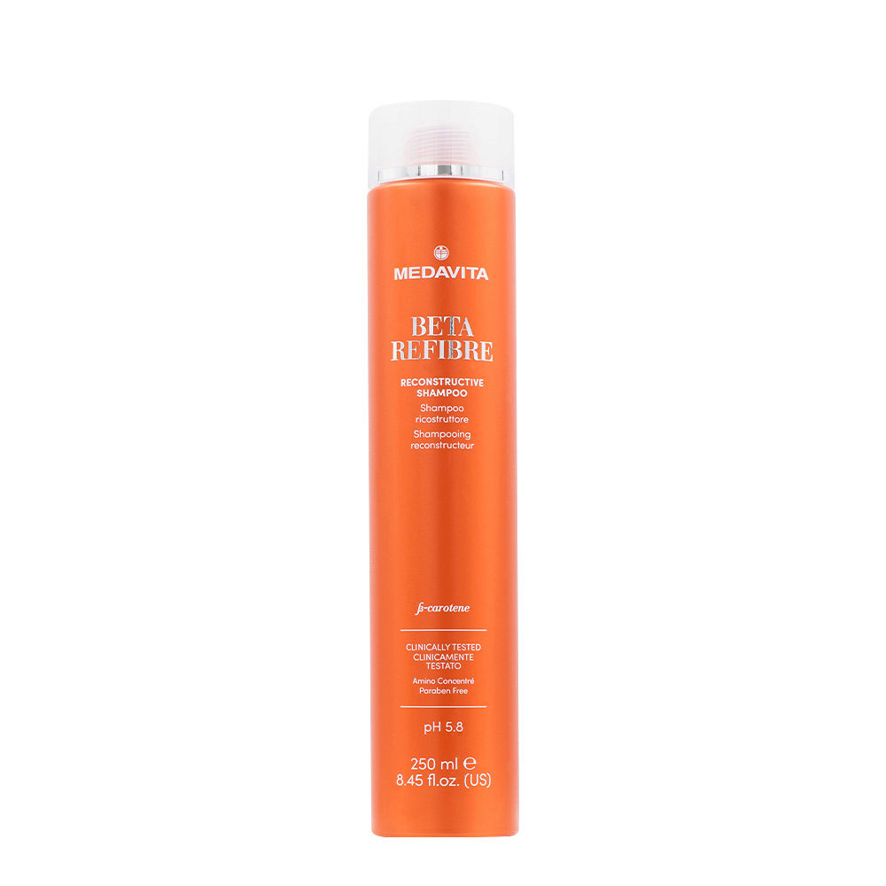 Medavita Beta Refibre Restructuring Shampoo for Damaged Hair 250ml