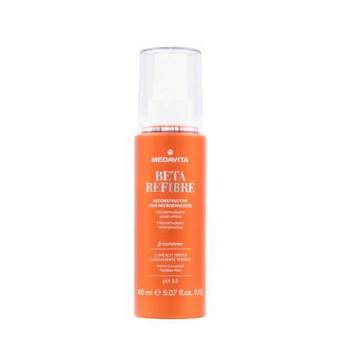 Medavita Beta Refibre Microemulsion Rebuilding Serum for Damaged Hair 150ml