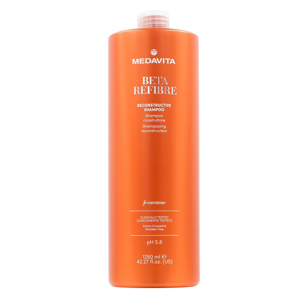 Medavita Lunghezze Beta Refibre Reconstructive Shampoo 1250ml - restructuring shampoo for damaged hair