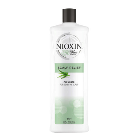 Nioxin Scalp Relief Shampoo 1000ml- shampoo for dry and itchy scalp