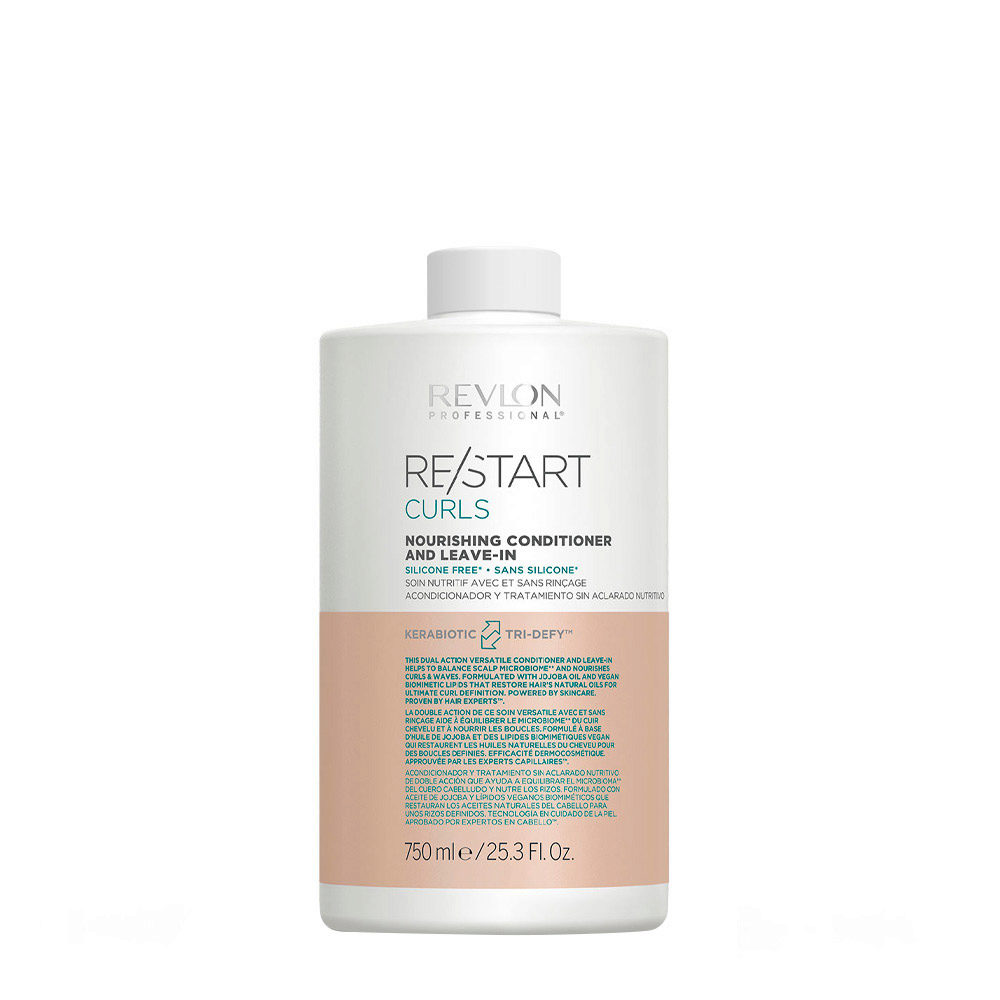 Revlon Restart Nourishing Conditioner conditioner for In Leave curly 750ml - | hair Gallery Hair