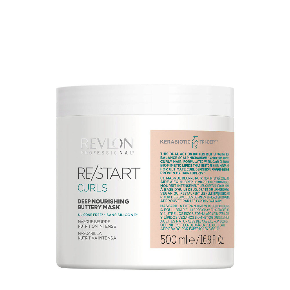 Revlon Restart Curls Deep Nourishing 500ml Gallery | Mask Buttery Hair