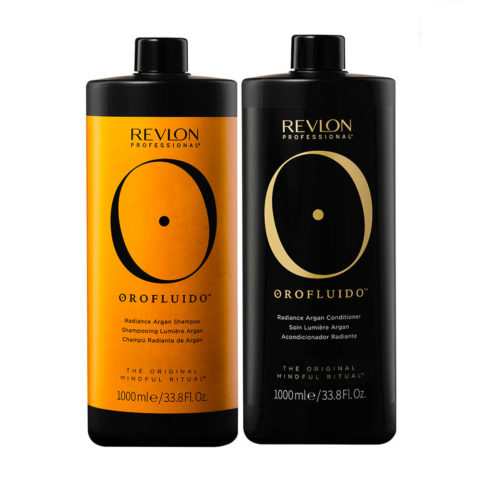 Shampoo240ml Gallery Argan Radiance Ritual | Conditioner240ml Hair Mindful Orofluido Mask250ml The Original