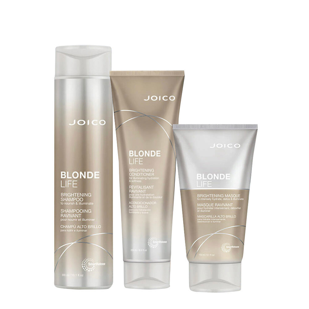 Joico Blonde Life Brightening Shampo & Conditioner | For Blonde Hair | Add  Softness & Smoothness | Sulfate Free | Fortified With Monoi & Tamanu Oil
