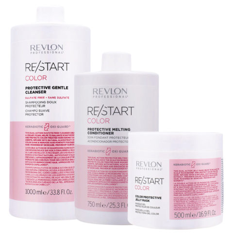 Revlon Restart Shampoo Gallery Protective Hair 1000ml Color 