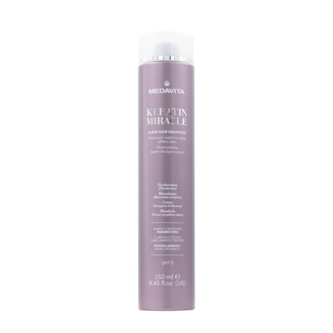 Medavita Lunghezze Keratin Miracle Sleek Hair Shampoo 250ml - smoothing shampoo