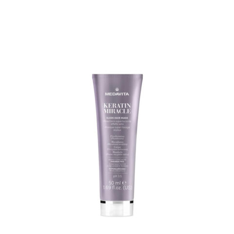 Medavita Lunghezze Keratin Miracle Sleek Hair Mask 50ml - smoothing mask