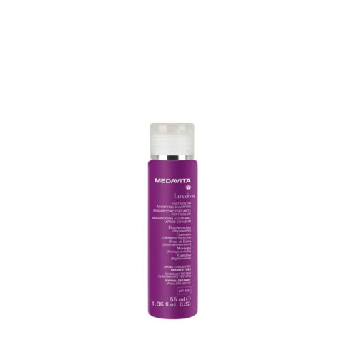 Medavita Luxviva Post Color Acidifying Shampoo 55ml - shampoo for coloured hair