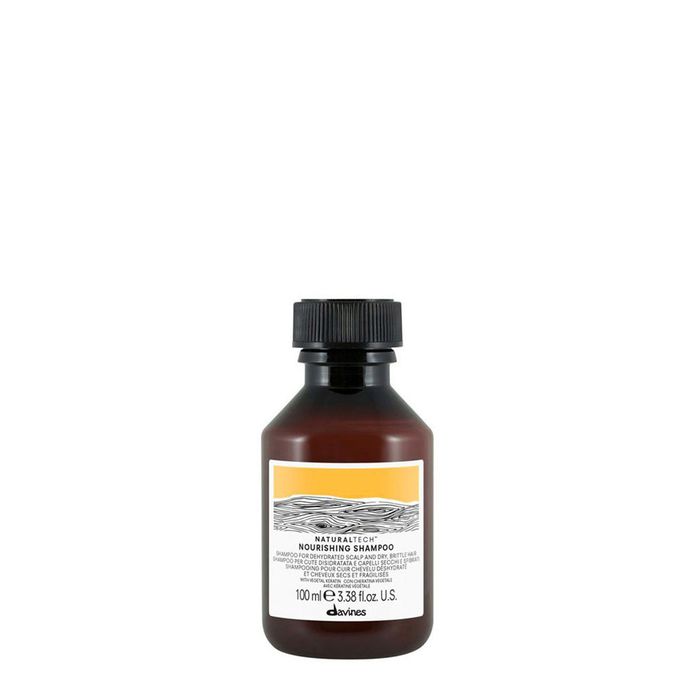 Davines Naturaltech Nourishing Shampoo 100ml - nourishing shampoo for dry scalp and hair