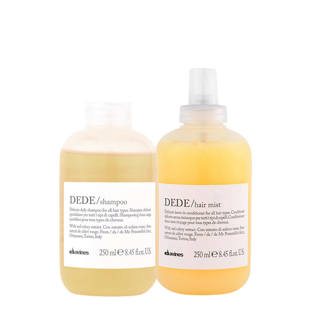 Davines Essential hair Care Dede Shampoo 250ml  Hair Mist 250ml