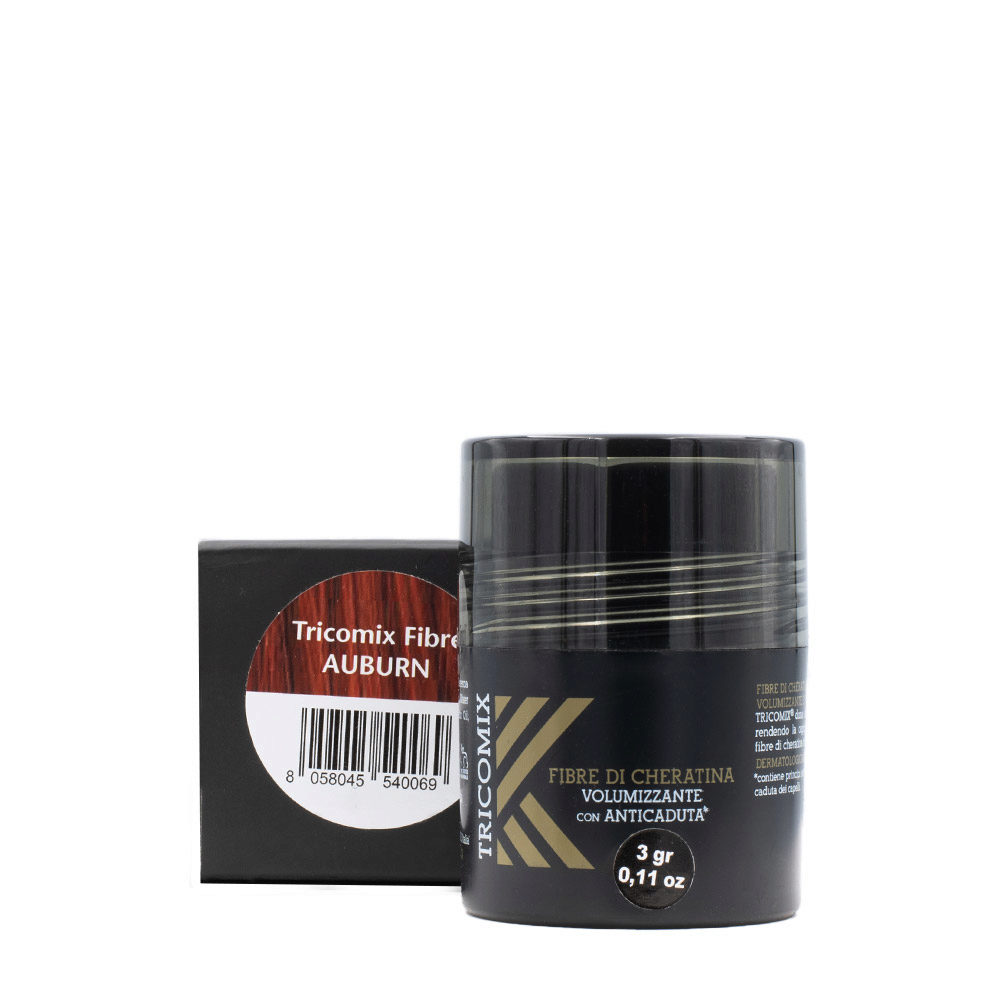 Tricomix Fibre Di Cheratina Auburn 3gr  - volumising keratin fibres with anti-fall action