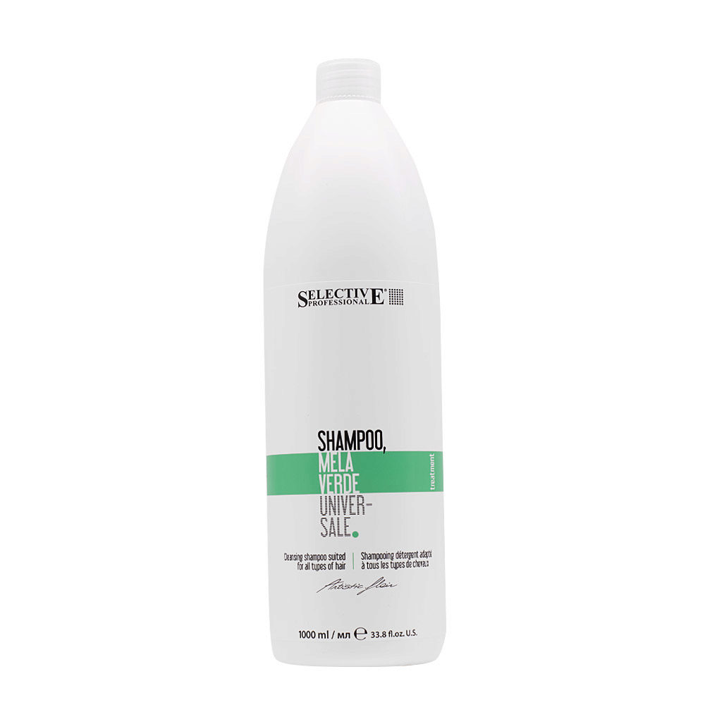 Selective Professional Artistic Flair Shampoo Mela Verde 1000ml - shampoo for all hair types