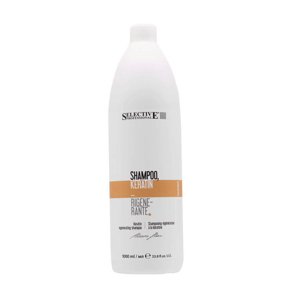 Selective Professional Artistic Flair Shampoo Keratina 1000ml - restructuring shampoo for damaged hair