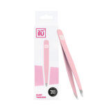 Ilū Make Up Tweezers Slant Pink