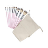 ilū Makeup Brushes 10pz + Case Set Pink