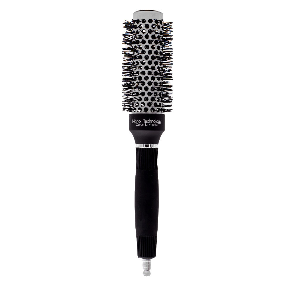 Lussoni Hair Styling Brush With Pin 32mm - round brush with removable pin