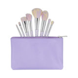 ilū 8 Makeup Brushes + Case Set Unicorn Light