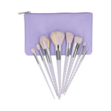 ilū 8 Makeup Brushes + Case Set Unicorn Light